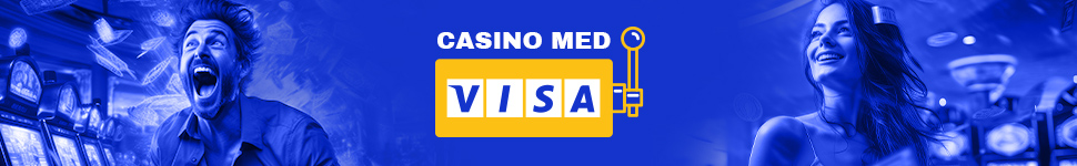 Casino med Visa logo